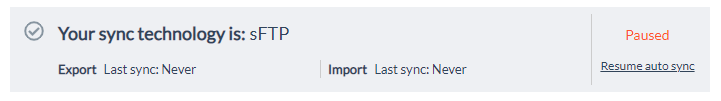 Pause auto sync