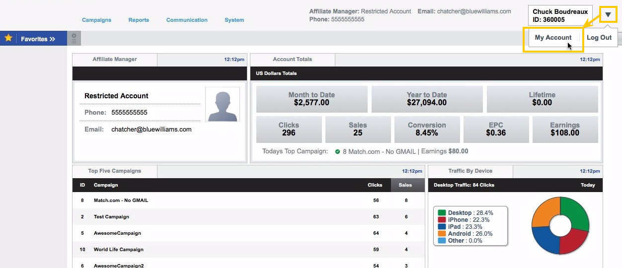 HitPath payee dashboard