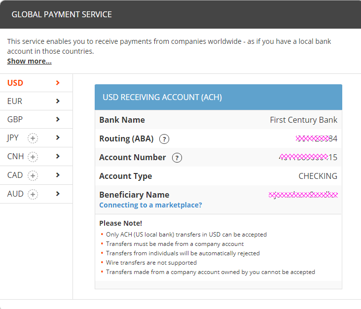 Payoneer - Global Payment Service